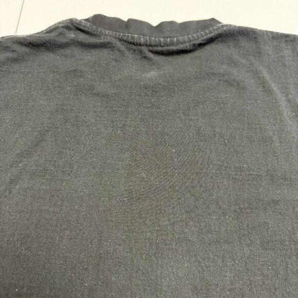 Pro Team Heavyweight T Shirt Mens XXL 24x32.5 Black Short Sleeve - Picture 7 of 9